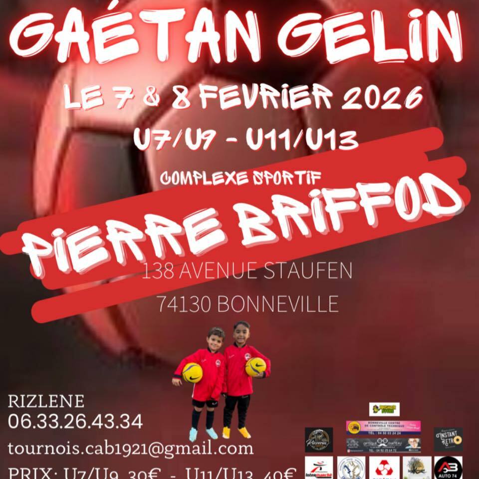 Tournois Gaétan GELIN (foot en salle)