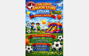 🏆 Challenge Angkor Store – U7 &amp; U9 : Les inscriptions sont ouvertes !